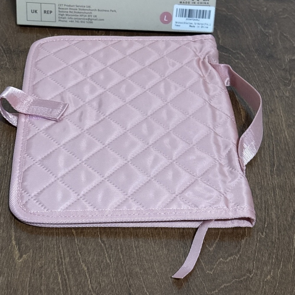Pink Bible Cover Bellahold Model BH05 Quilted Tabs Handle Ribbon Book Mark New - Picture 5 of 11